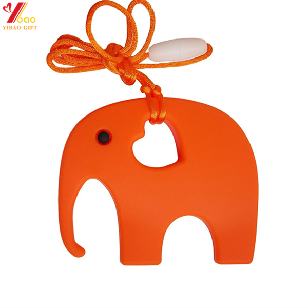 Elephant Shaped Baby Food Grade Baby Bite Glue -BPA Free