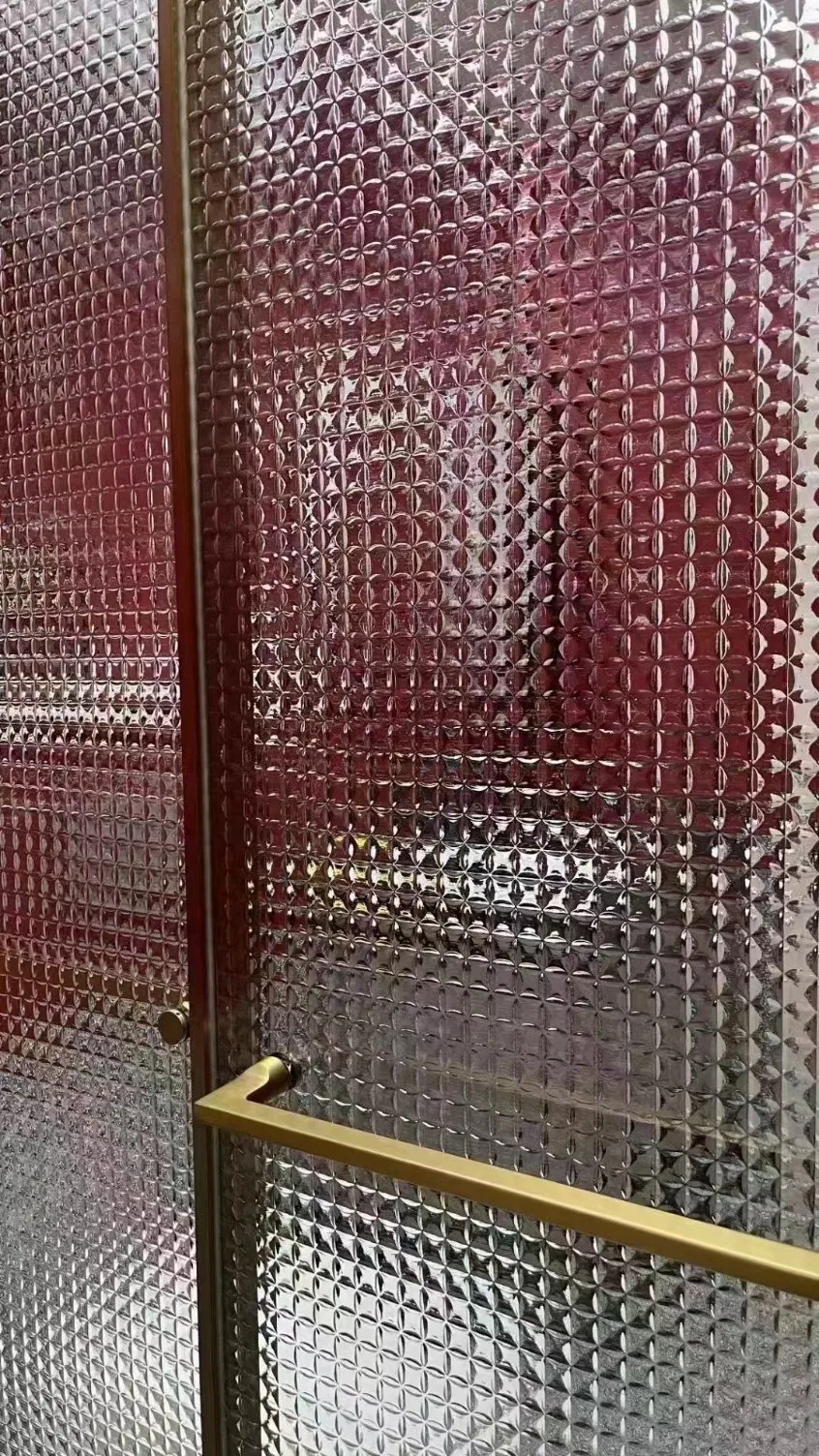 Bronze Patterned Glass with ISO9001/ISO14001/Ohs18001 Certification