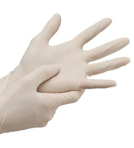 Disposable Medical Household White Disposable Vinyl Latex Working Gloves