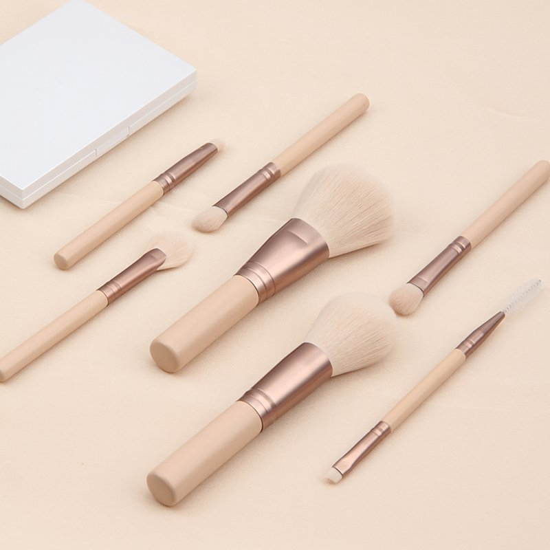 Wholesale Private Label Makeup Brush Set Custom 7PCS Skin-Friendly Cosmetic Powder Brush Makeup Brush Set