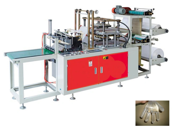 Plastic LDPE HDPE Glove Making Machine