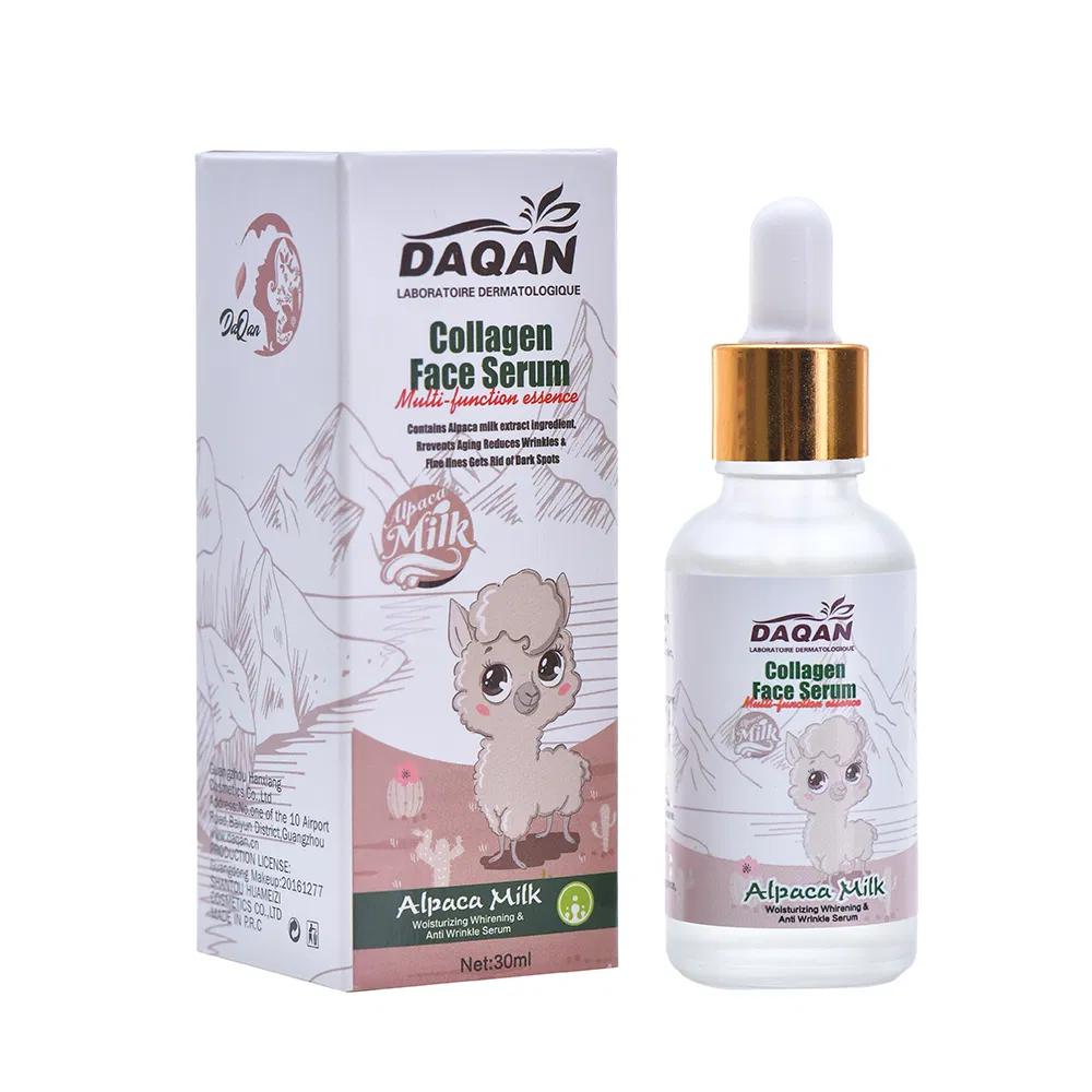 Daqan Skin Care Collagen Alpaca Milk Essence Whitening Nourishing Face Serum
