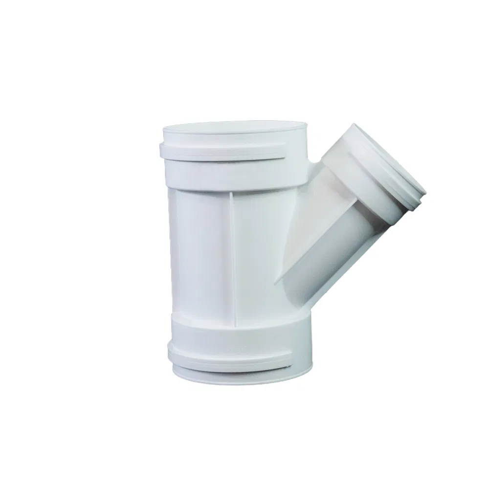 Y Type Cross Fresh Air Ventilation Pipeline Y Type Cross Fittings Air Conditioning System