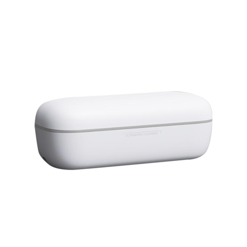 Simple Modern Household Use White Ultrasonic Cleaner for Eyeglass
