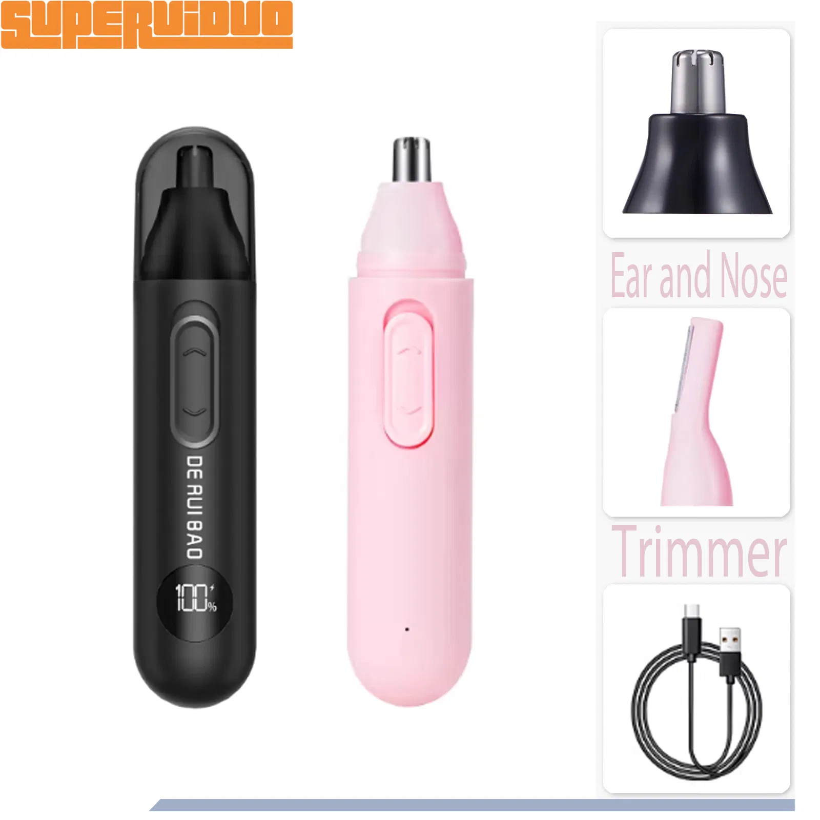 Versatile Grooming for Modern Men Ear and Nose Trimmer