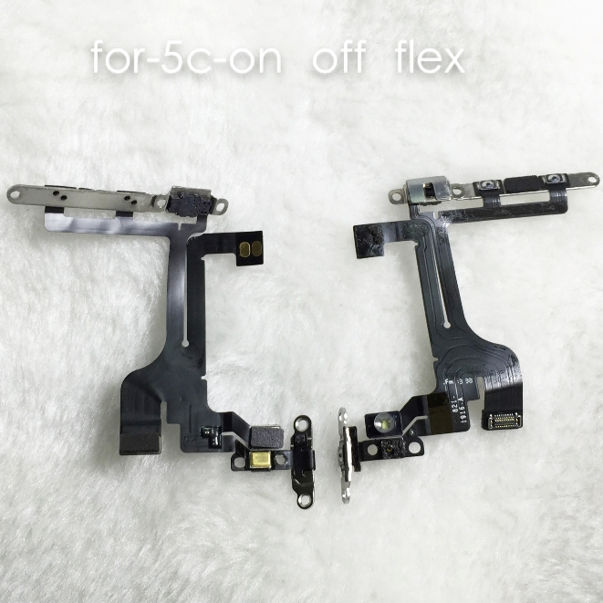 High Quality Power Push Button Switch Sleep Wake Flex Cablehigh Quality Power Push Button Switch Sleep Wake Flex Cable Metal Repl Metal Replacement for iPhone5C