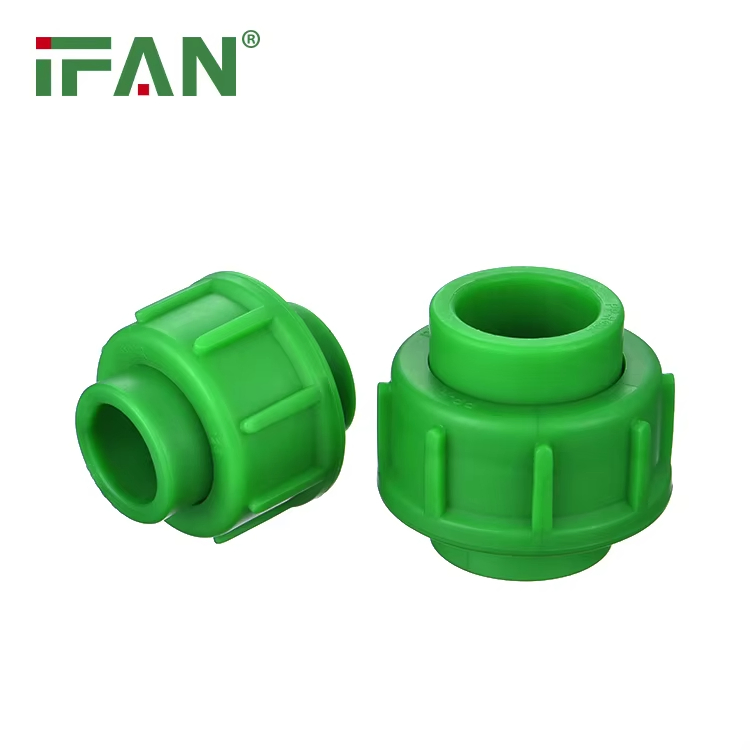Ifan Professional Supply ISO 15874 PPR Plumbing Fittings 20-63mm PPR Fittings Union Plumbing Materials