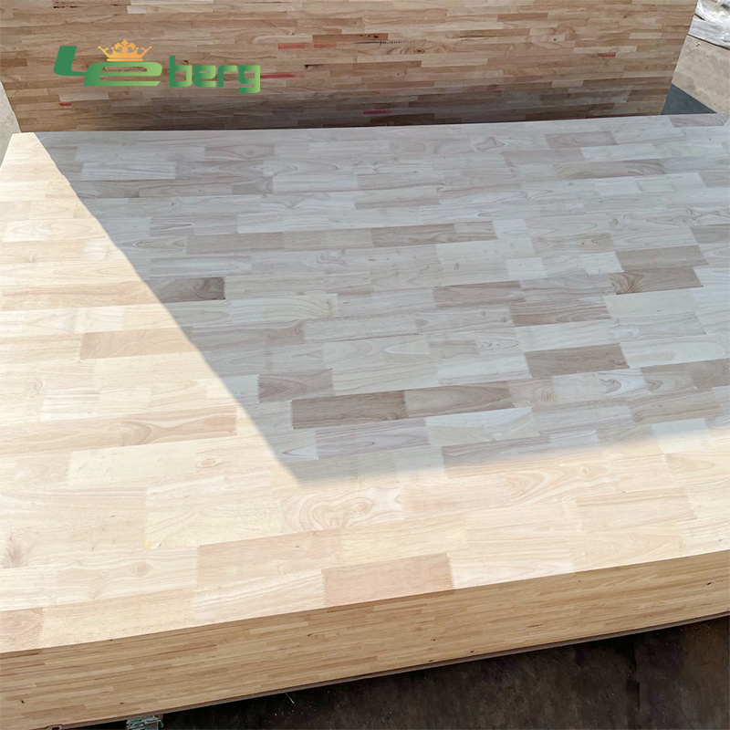 Nature Thailand Rubber Wood Finger Joint Lumber Boards Pine Rubber Panels