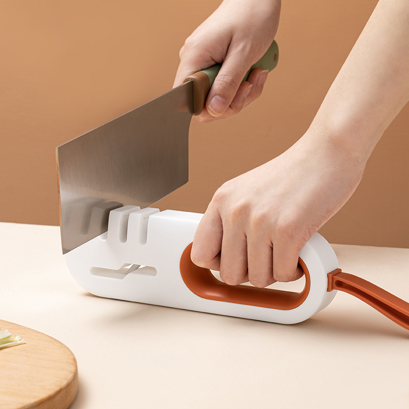 Multi-Function Four-in-One Knife Sharpener Kitchen Grindstone Tool Bl15814