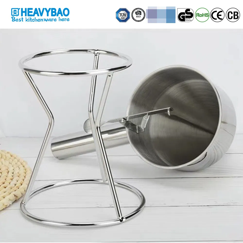 Heavybao Stainless Steel Cone Cake Batter Dispenser Cooking Tools Pour Funnel