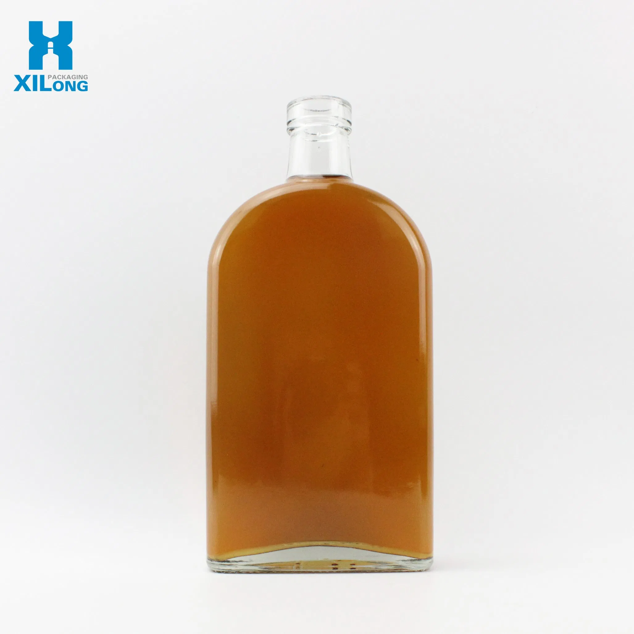 Wholesale Clear Spirit Bottle 50ml Mini Liquor Bottles for Liquor Packaging