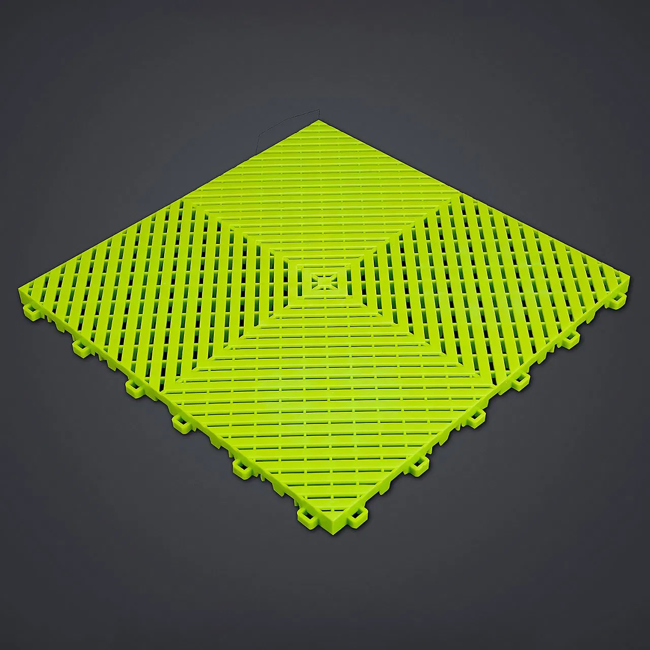 High Quality Smooth Modular Interlocking Floor Tile Plastic Garage Flooring