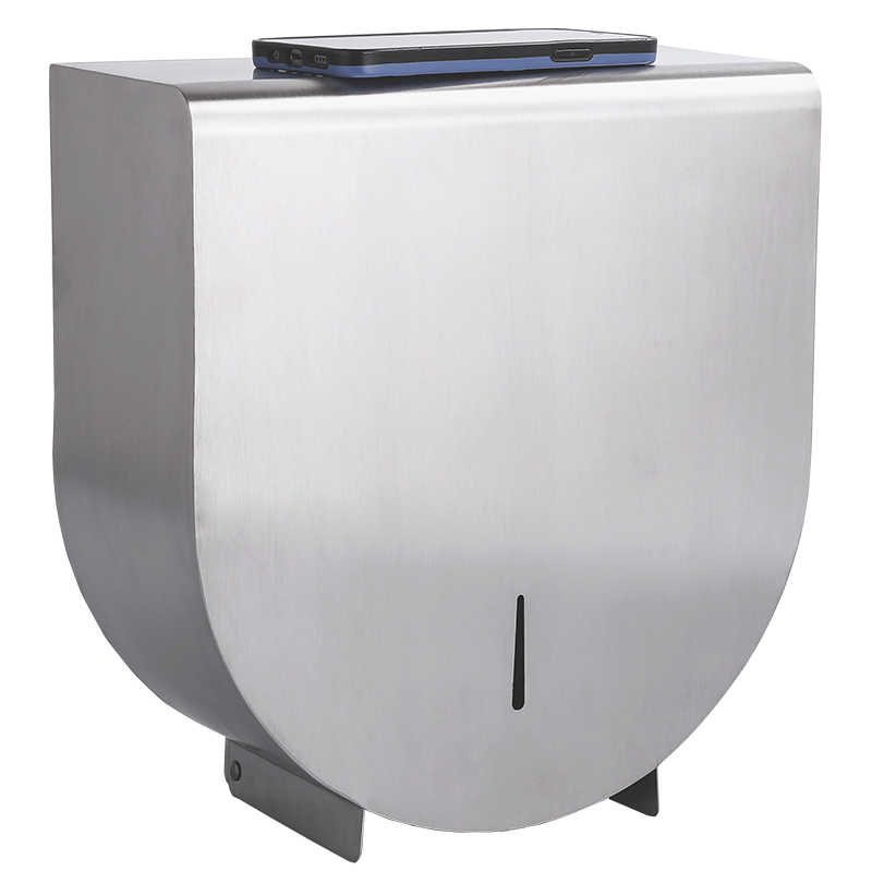 Держатель для туалетной бумаги с полкой, настенный