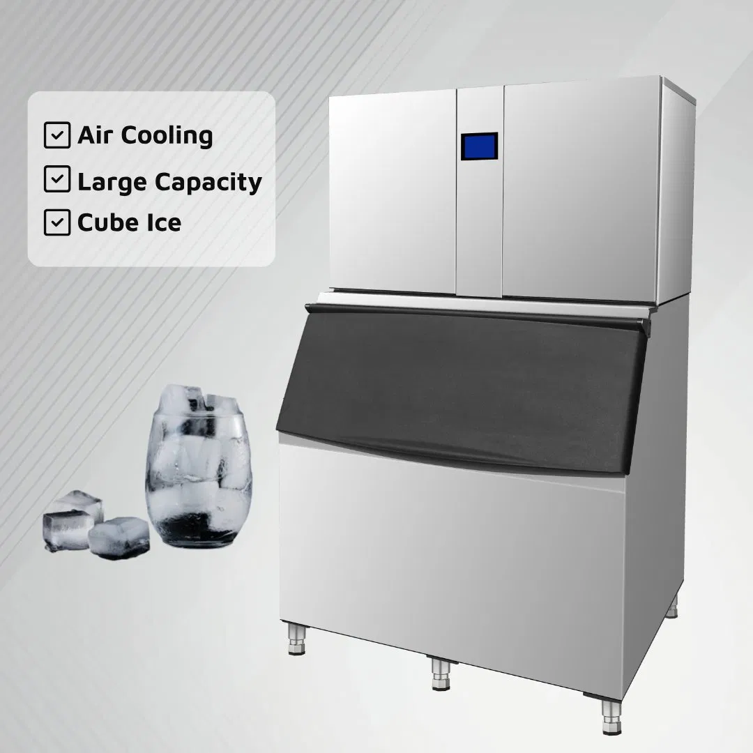 Ice Wheat Custom Air Cooler Commercial Cube Ice 30-900kg Ice Maker Machine