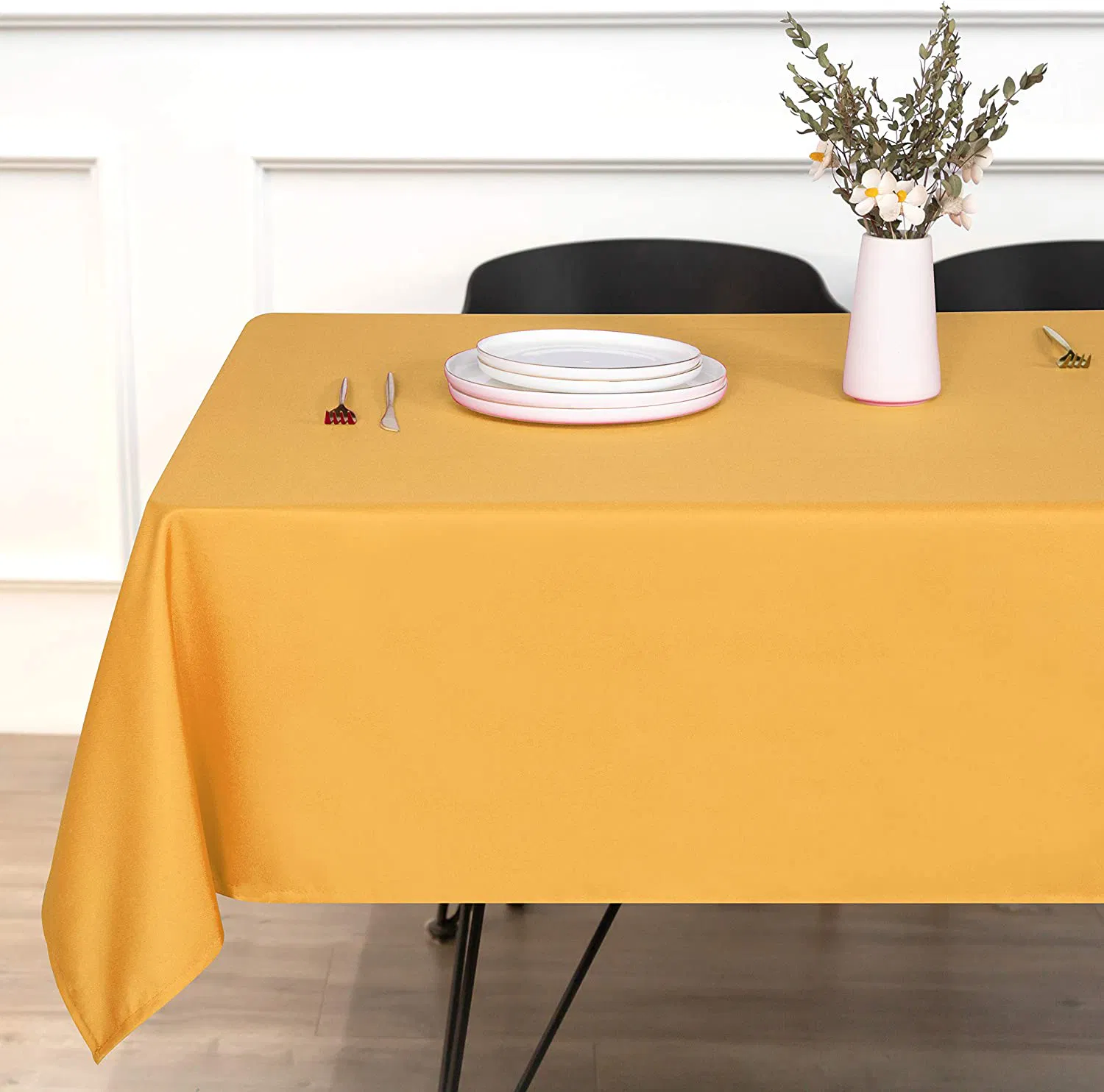 Rectangle Tablecloth Stain and Wrinkle Resistant Washable Polyester Table Cloth Decorative Fabric