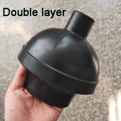 Amazon Best Selling Silicone Rubber Toilet Plunger with Handle Set with Holder