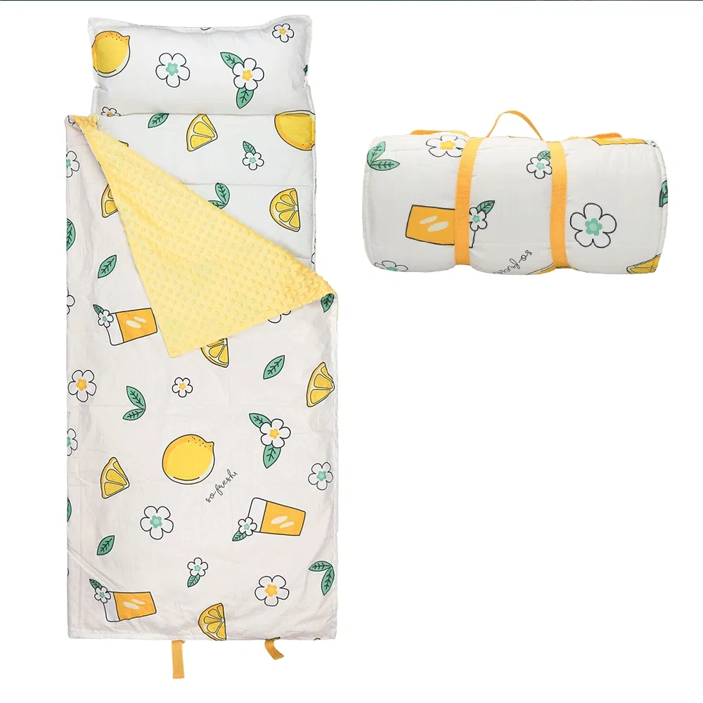 Unisex Kids Nap Mat Preschool Daycare Sleeping Quilt Bag