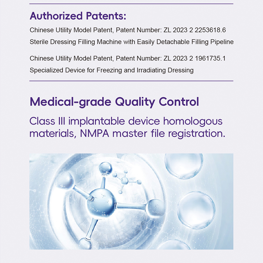 Skformula Collagen Repairing Facial Mask for Post-Laser Treatment Medical Grade Sterile Skin Repair Dressing