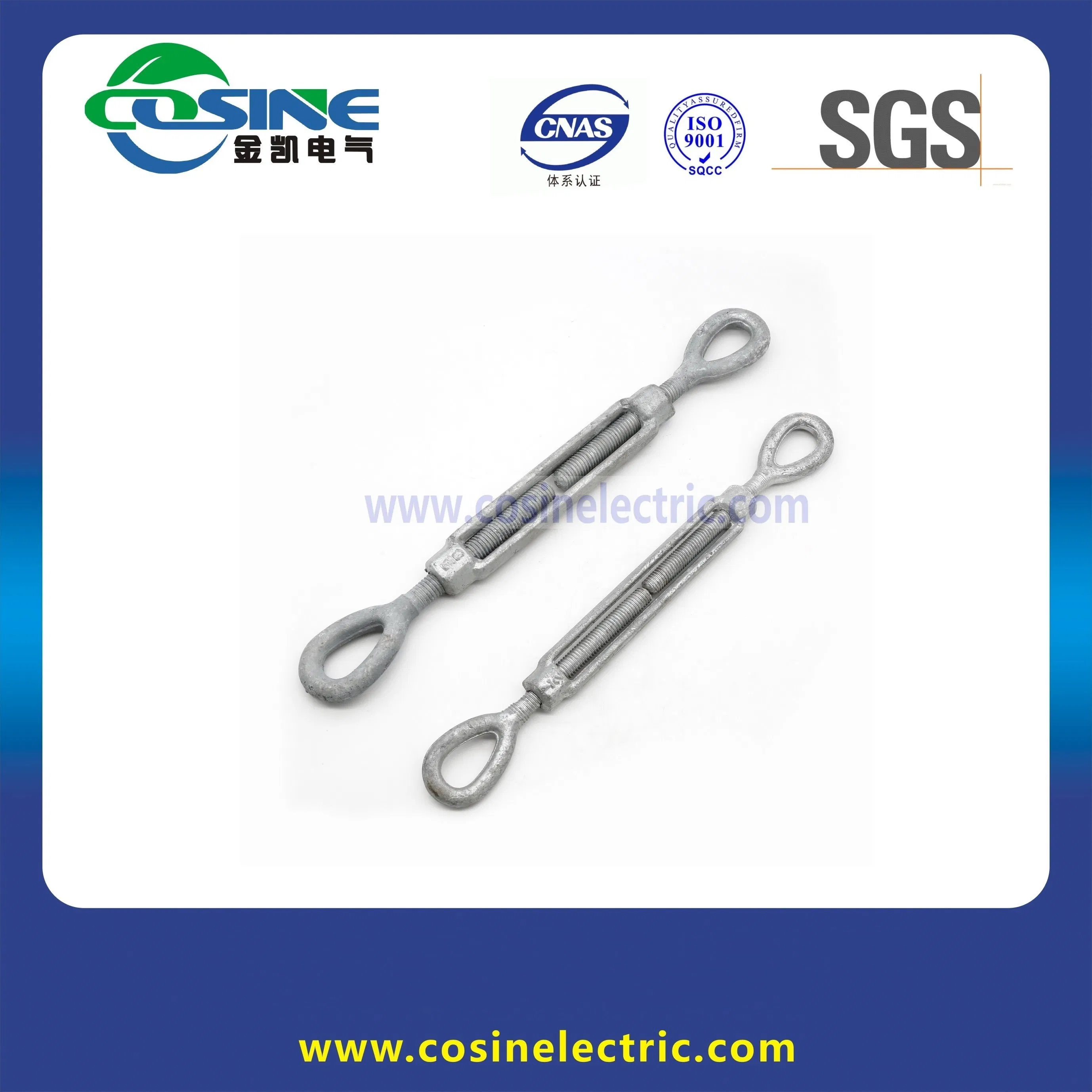 Heavy Duty Carbon Steel Drop Forged Galvanized/ JIS Frame Turnbuckle