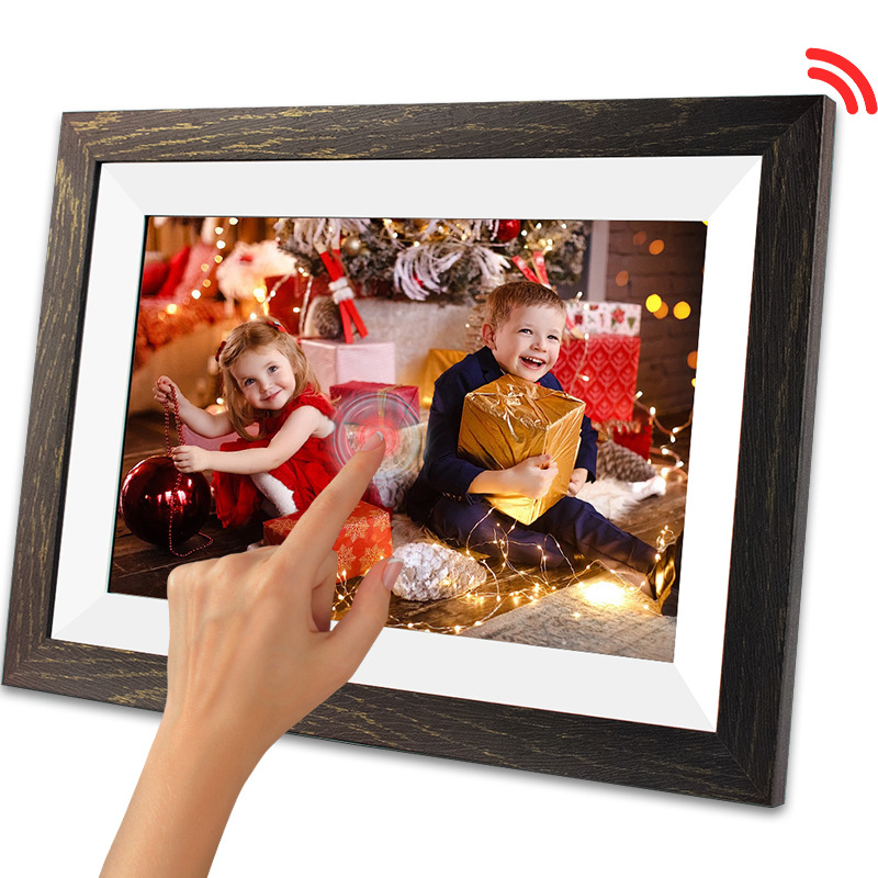 Фоторамка Frameo 10.1 дюймов, деревянная, WiFi