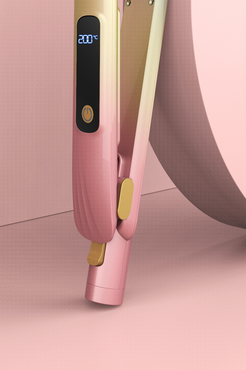 Fast Heating Element LED Display Professional Flat Iron Hair Straighteners with Ceramic Coating Plate