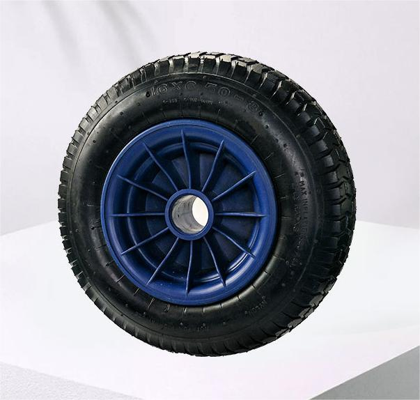 Wheelbarrow Wheel 3.50-8 PU Unbreakable Wheel for Sack Truck Wheelbarrow and Trolley Tires Load 80kg 356 X 80mm Polyurethane Solid Rubber Wheel