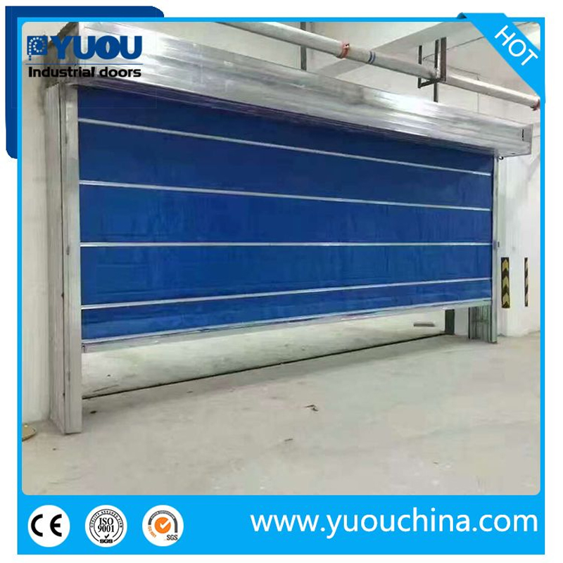 Exterior & Interior Fiber Curtain Fire Rated Roller Shutter Curtain Door