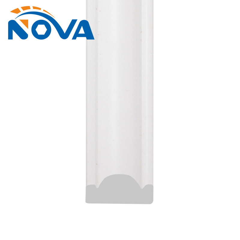 Easy Install Interior Decoration Polystyrene Mildew Proof Waterproof Flooring Accessories PVC PS Skirting Board