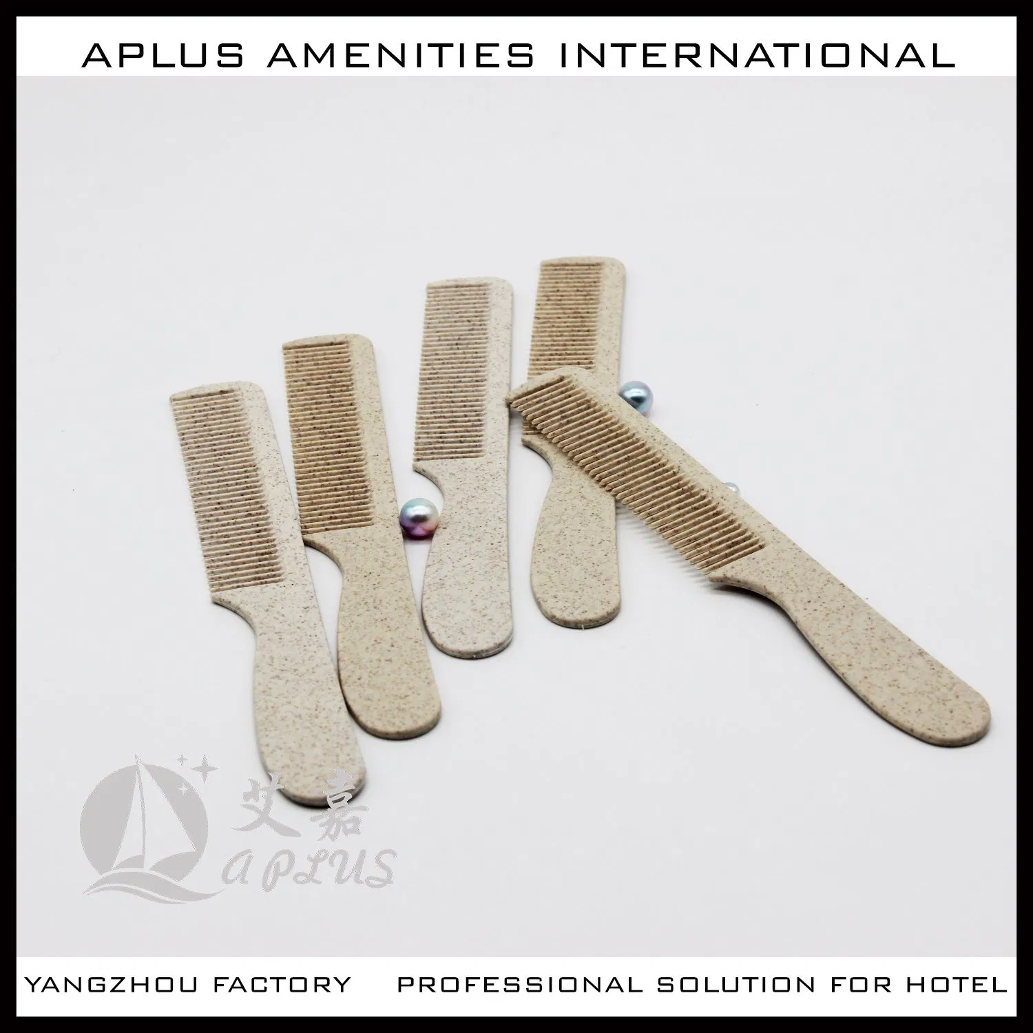 Gray China Aplus Wholesale Hotel Hair Comb 07