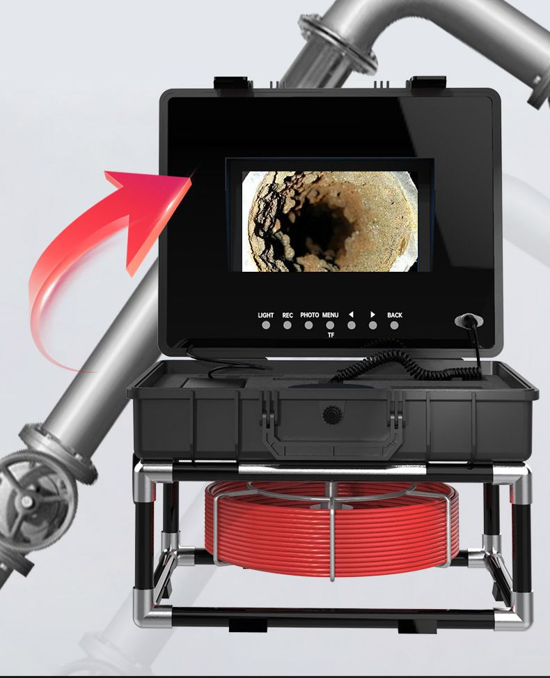 Pipeline Inspection Camera with 10 Inches Display
