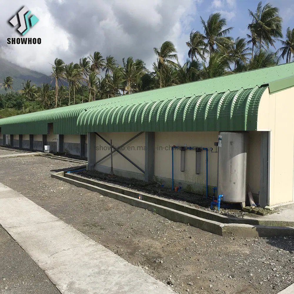 China Cheap Prefab Poultry Farming Prefabricated Industrial Chicken House Africa