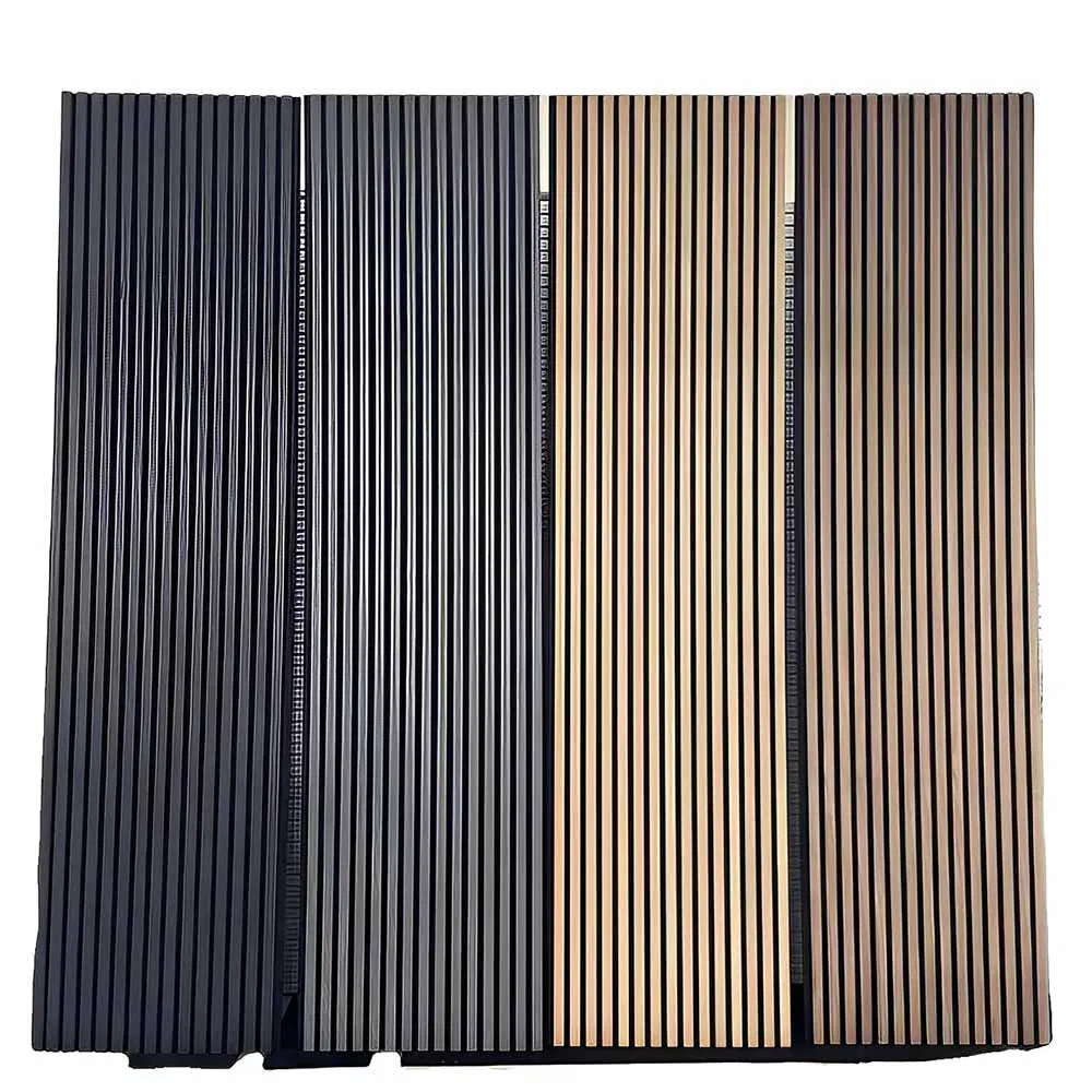 Modern Design Wood Slat Interior Board Noise Cancelling MDF Acoustic Wall Panels for Hotel Home
