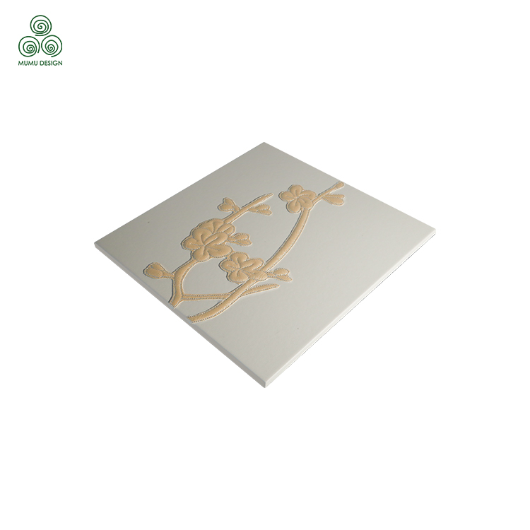 Integrating Multi Shape 3D Relief and Chinese Embroidery for Indoor Wall Panel