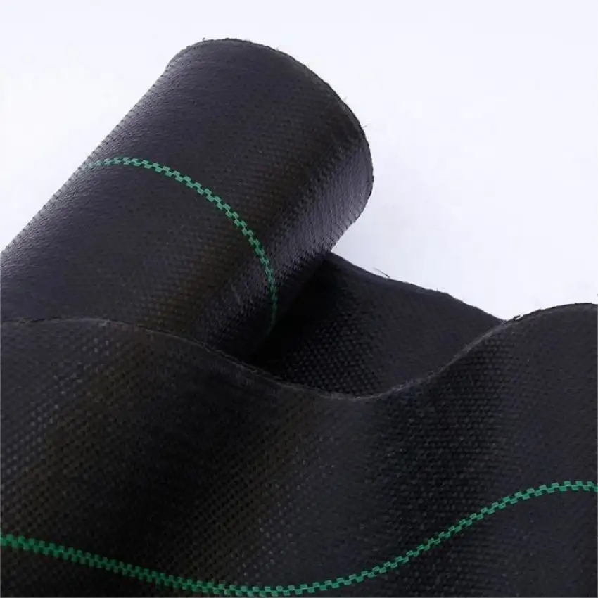 Agricultural Weed Barrier Plastic Weed Mat UV Ground Cover Black Landscape Fabric