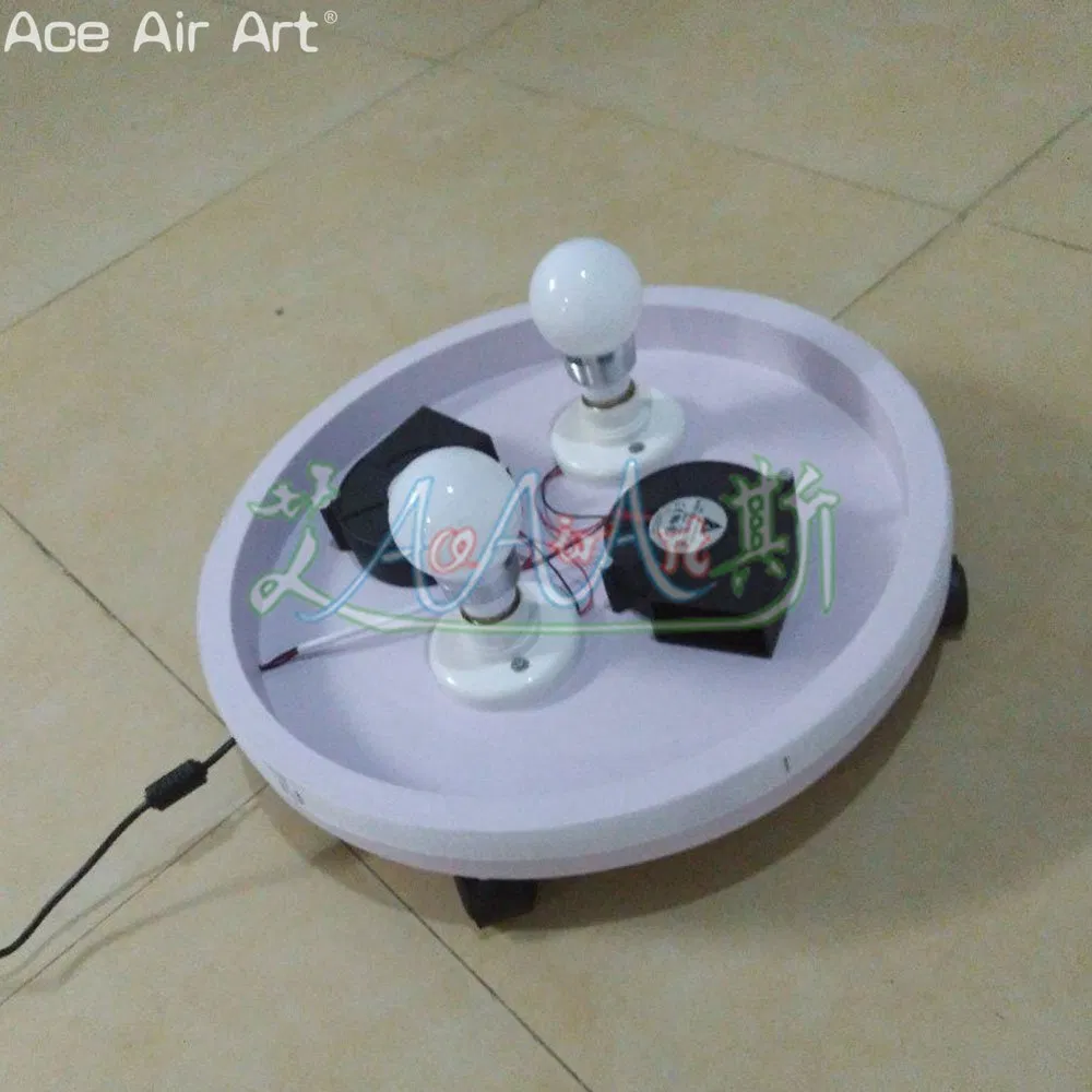 Inflatable LED Heart Ground Portable Hearts with Light for Night Parties or Valentine's Day Decorations/Weddings Exhibition