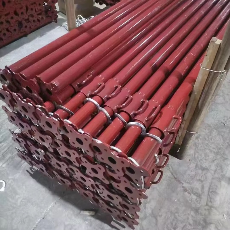 Adjustable Height Scaffolding Support: Painted Steel Prop Solutions