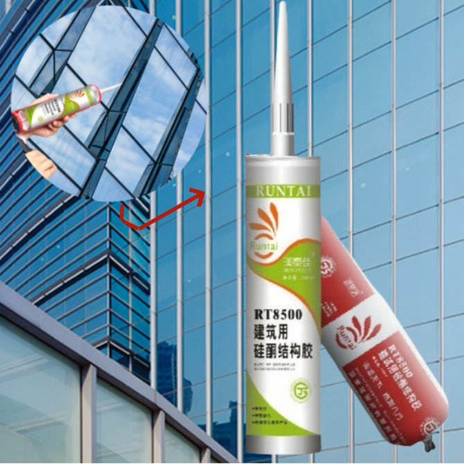 Strong Bonding for Aluminum & Glass Curtain Wall Weatherproof Structural Silicone Sealant