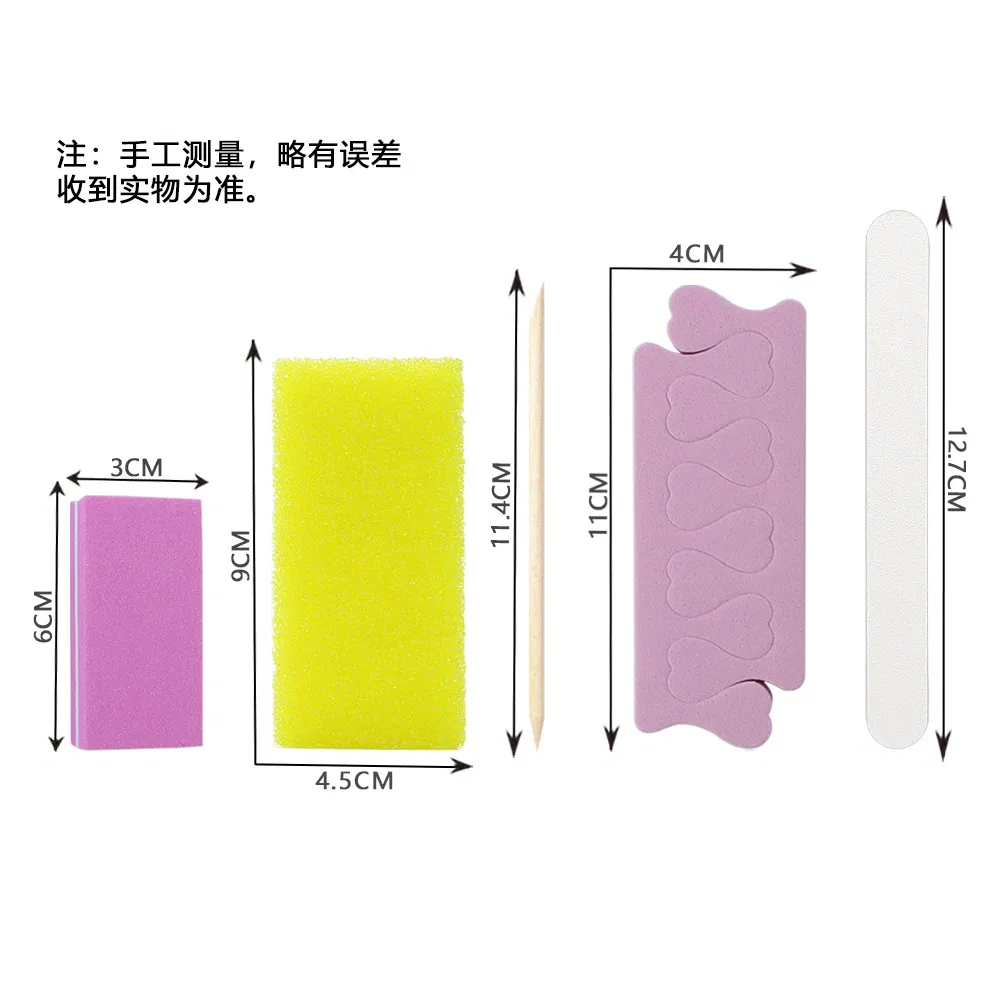 Professional Disposable 5 PCS Pedicure Set Manicure Nail Kit for Salon