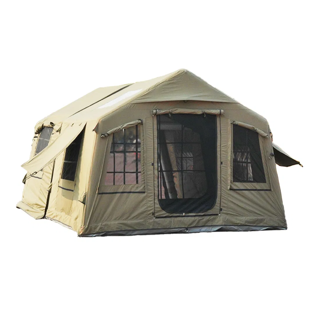 Inflatable Family Oxford House Glamping Camping Hiking Safari Roof Top Dome Tent