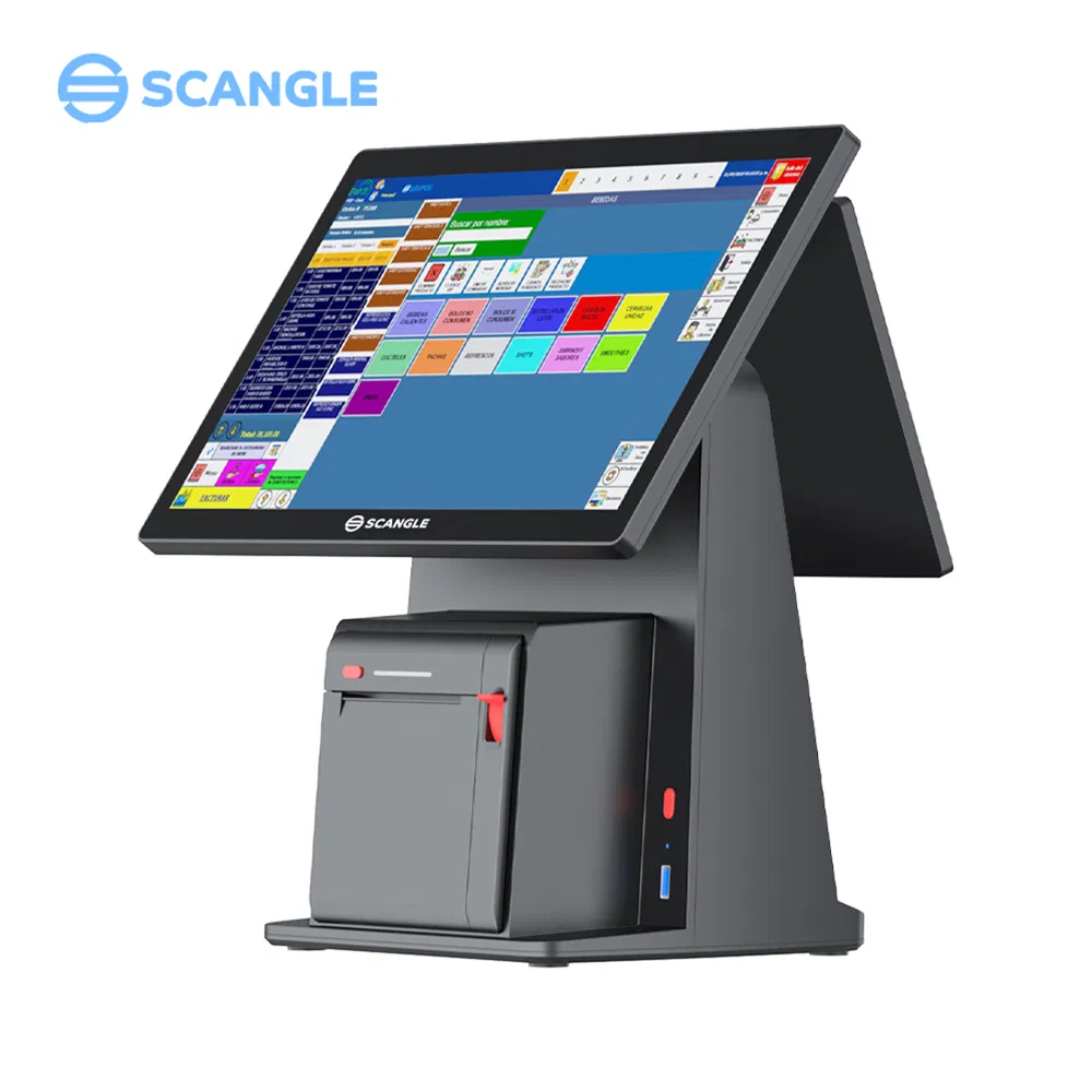 Scangle Factory 14.1 All in One POS System with 80mm Receipt Printer