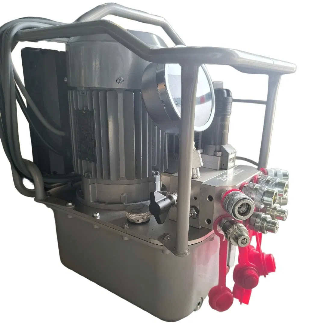 Пневматический гидравлический насос 3-х скоростной для гайковерта