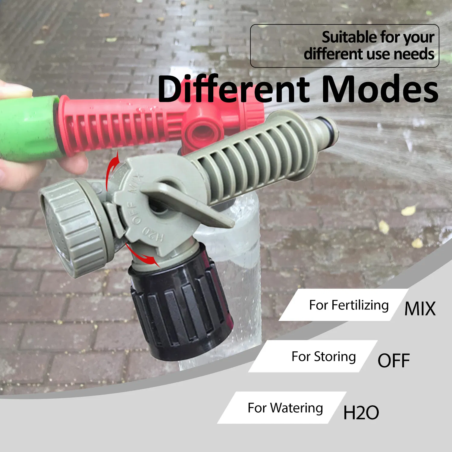 Wholesale Plastic Hose End Dilution Sprayer Nozzle for Garden Watering Liquid Fertilizer