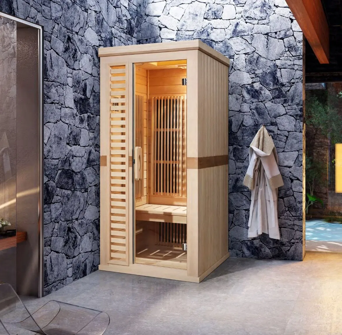 Угловая сауна на 2 персоны с паром для дома и сада