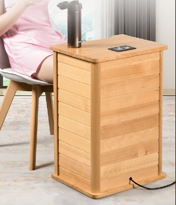 Supplier of Hot Sell Kc Certificate Office Use Wooden Heat Foot Sauna Bucket