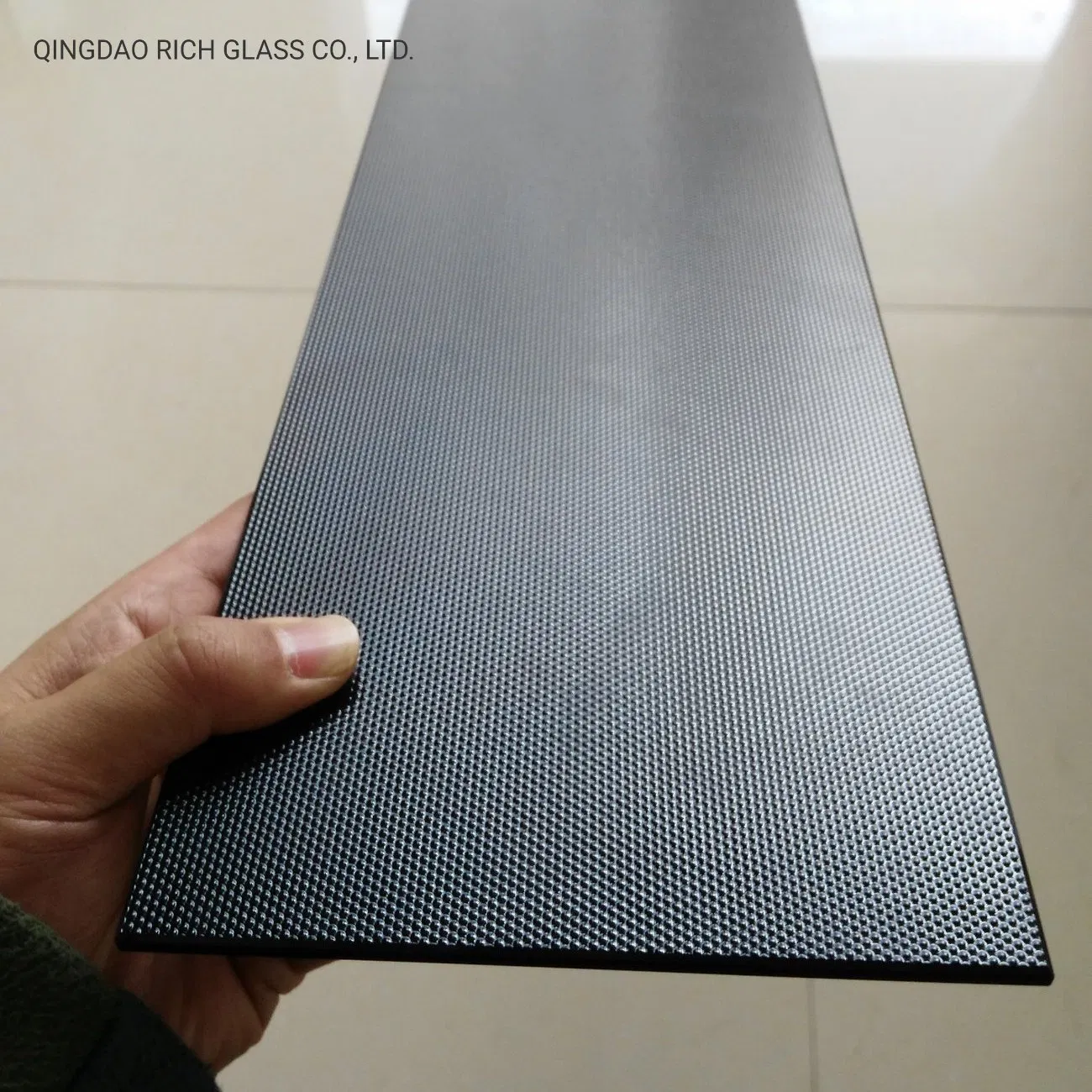 Dark Black Color 4mm 5mm 6mm Ceramics Matte Tempered Ceramic Glass for Kitchen