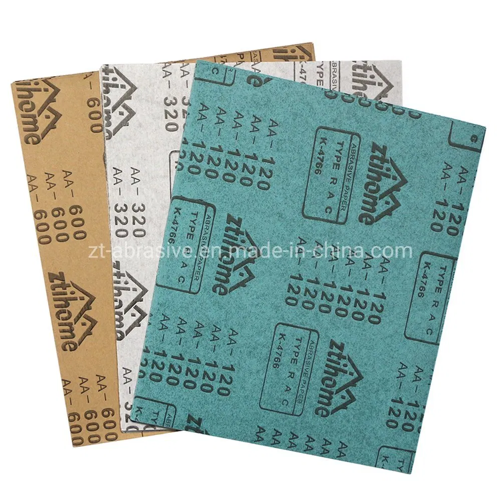 Наждачная бумага с покрытием для шлифовки