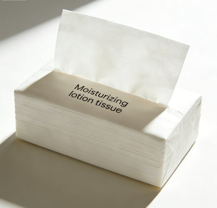 Eco-Friendly Medical Hydrating Moisturizing Lotion Tissues for Soft Skin Care