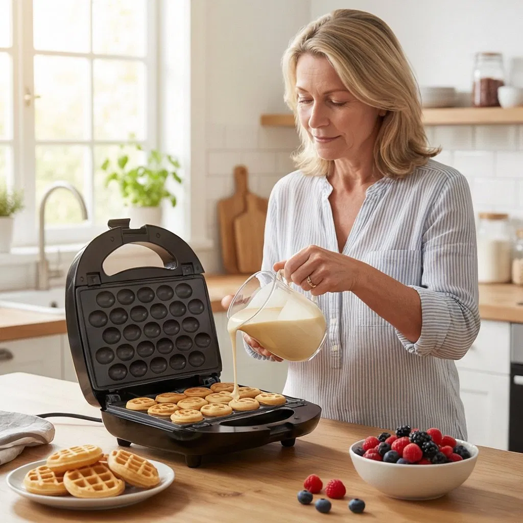 Delicious Egg Waffle Maker for Perfectly Crispy Treats Ub-822b