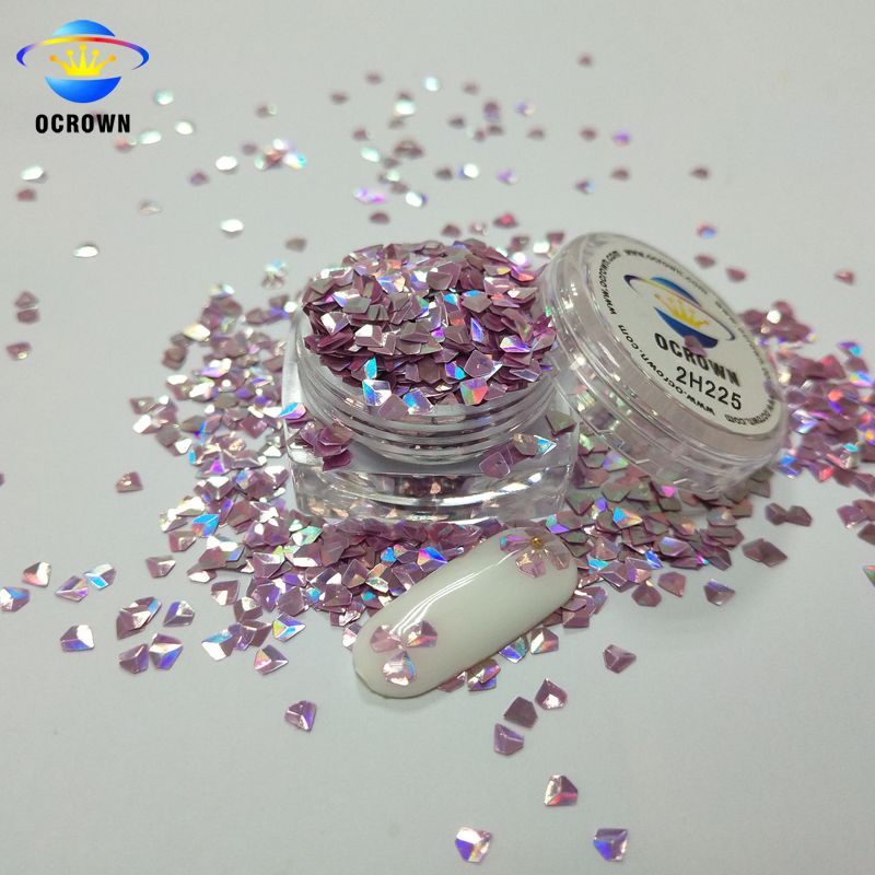3D Diamond Shape Holographic Glitter/Bulk Glitter Decoration for Christmas