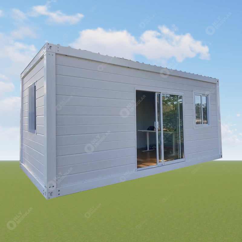 Modular Prefab Glass House a Frame House with Toilet Prefab